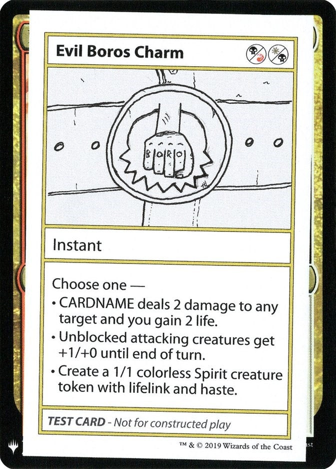 Evil Boros Charm [Mystery Booster Playtest Cards]
