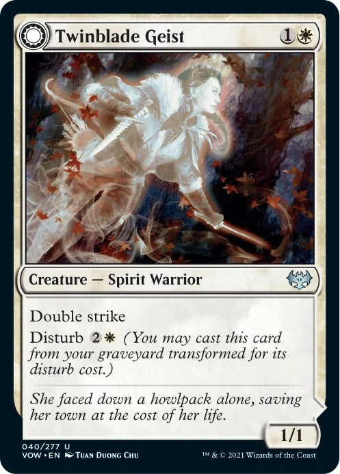 Image for Twinblade Geist (40) - Magic: The Gathering