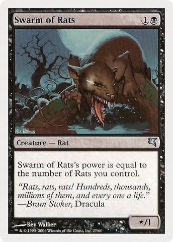 Image for Swarm of Rats (27) (27) - Magic: The Gathering