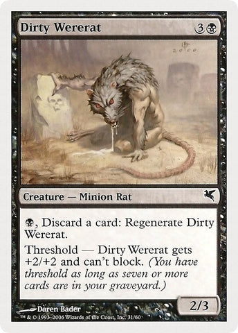 Image for Dirty Wererat (31) (31) - Magic: The Gathering