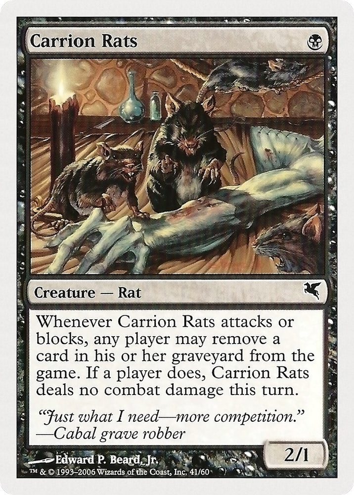 Image for Carrion Rats (41) (41) - Magic: The Gathering