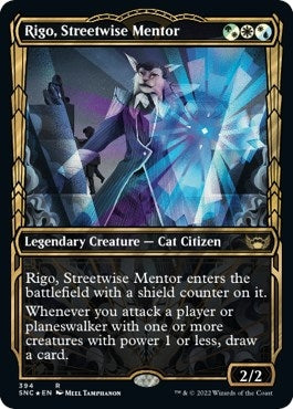 Rigo, Streetwise Mentor (Gilded Foil) (394) (SNC)
