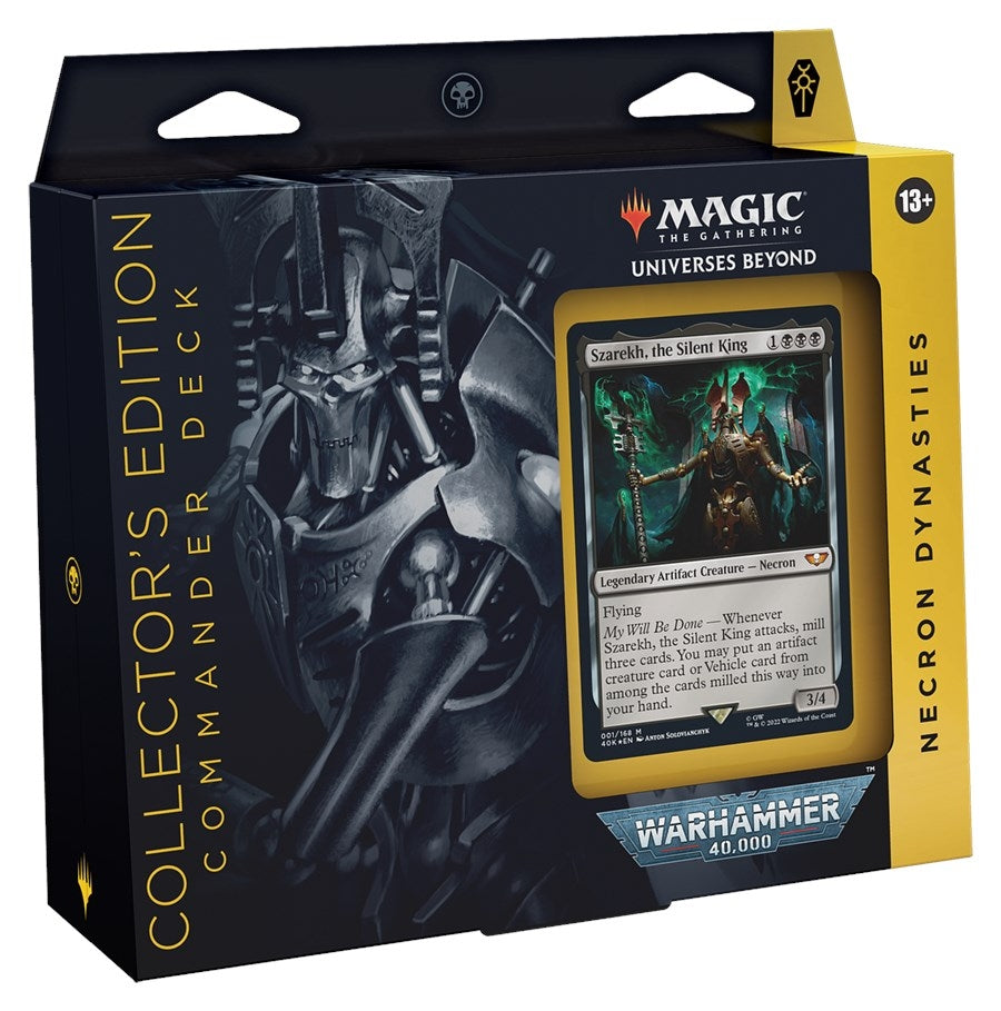 Image for Universes Beyond: Warhammer 40,000 - Necron Dynasties Commander Deck (Collector's Edition) - Magic: The Gathering