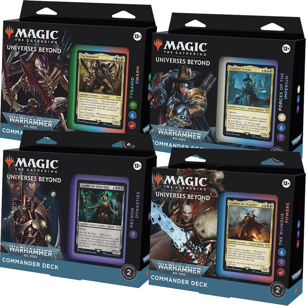 Image for Universes Beyond: Warhammer 40,000 - Commander Deck Case - Magic: The Gathering
