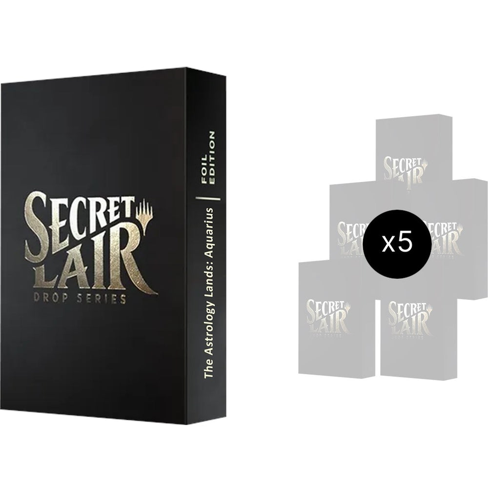 Image for Secret Lair Drop: Astrology Lands (Aquarius) Bundle - Traditional Foil Edition - Magic: The Gathering