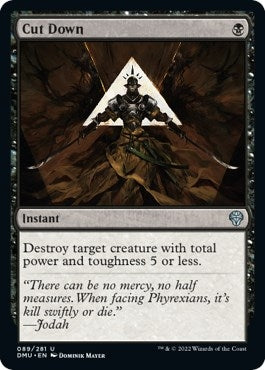 Image for Cut Down (89) - Magic: The Gathering