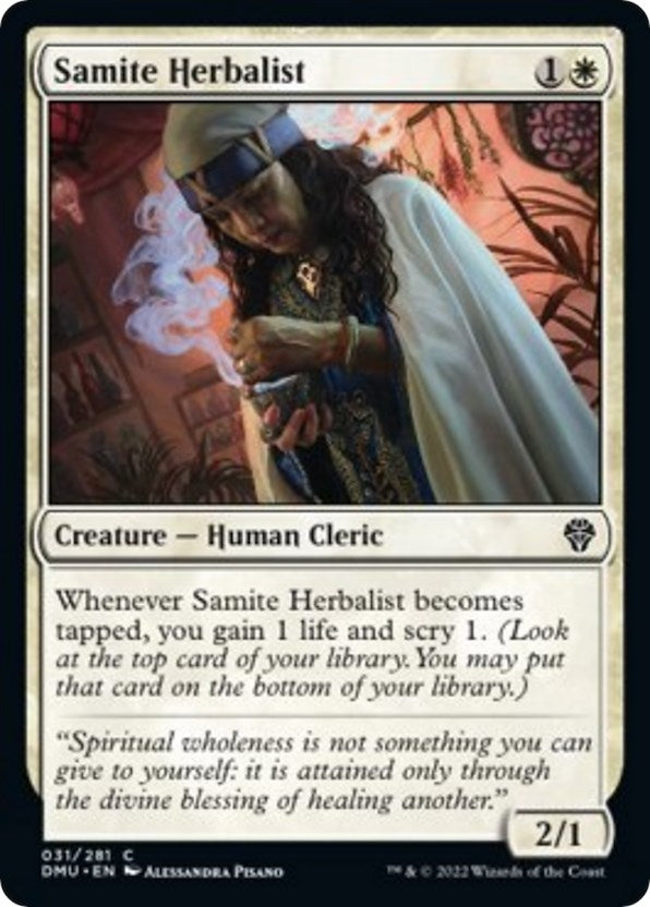 Image for Samite Herbalist (31) - Magic: The Gathering