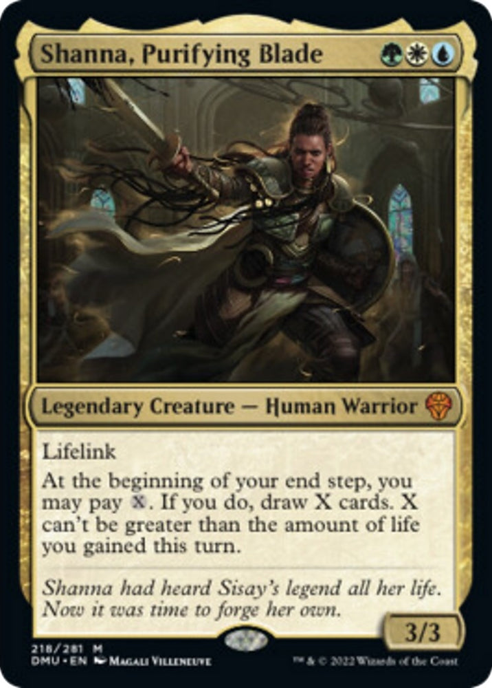 Image for Shanna, Purifying Blade (218) - Magic: The Gathering
