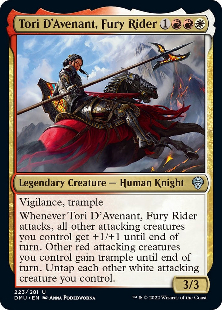 Image for Tori D'Avenant, Fury Rider (223) - Magic: The Gathering