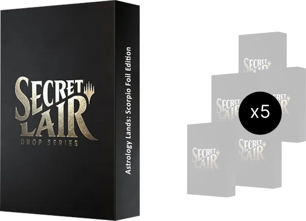 Image for Secret Lair Drop: Astrology Lands (Scorpio) Bundle - Traditional Foil Edition - Magic: The Gathering