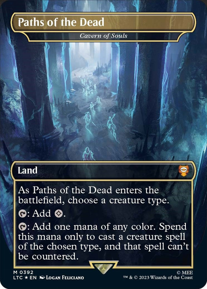 Paths of the Dead - Cavern of Souls (Surge Foil Realms and Relics) [The Lord of the Rings: Tales of Middle-Earth Commander]