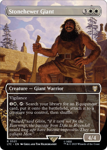 Stonehewer Giant (Borderless) [The Lord of the Rings: Tales of Middle-Earth Commander]