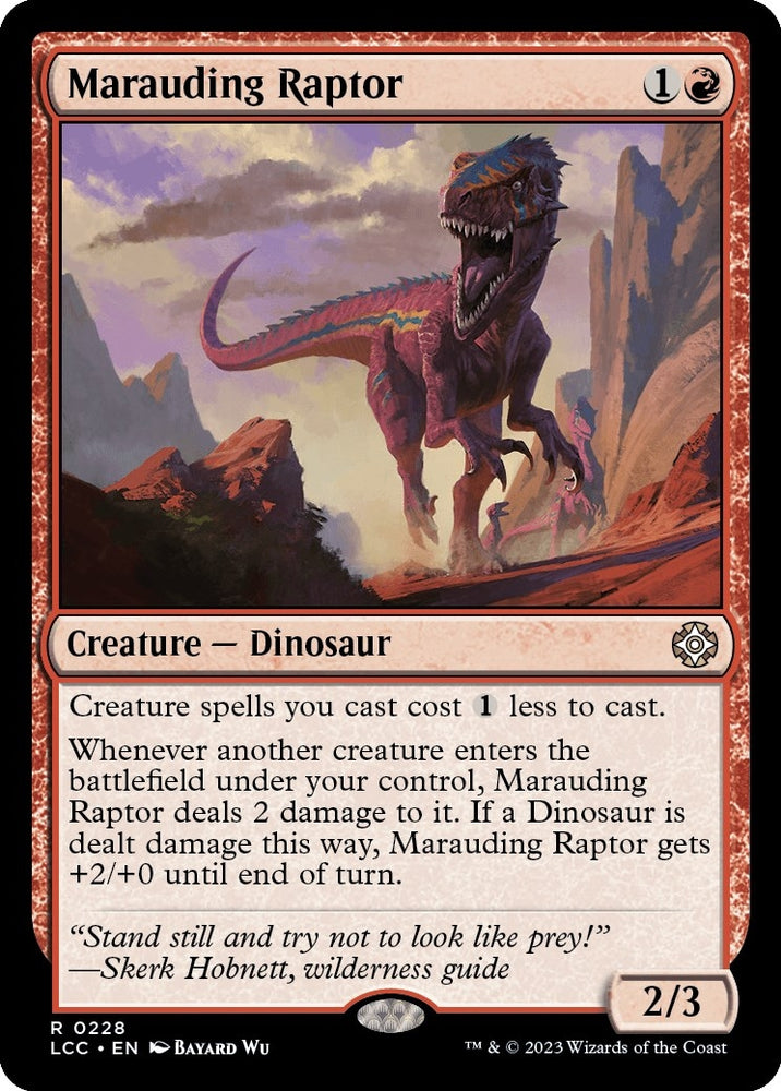 Marauding Raptor [The Lost Caverns of Ixalan Commander]