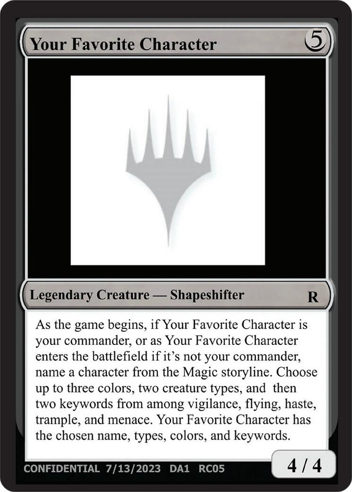 Image for Your Favorite Character - Magic: The Gathering