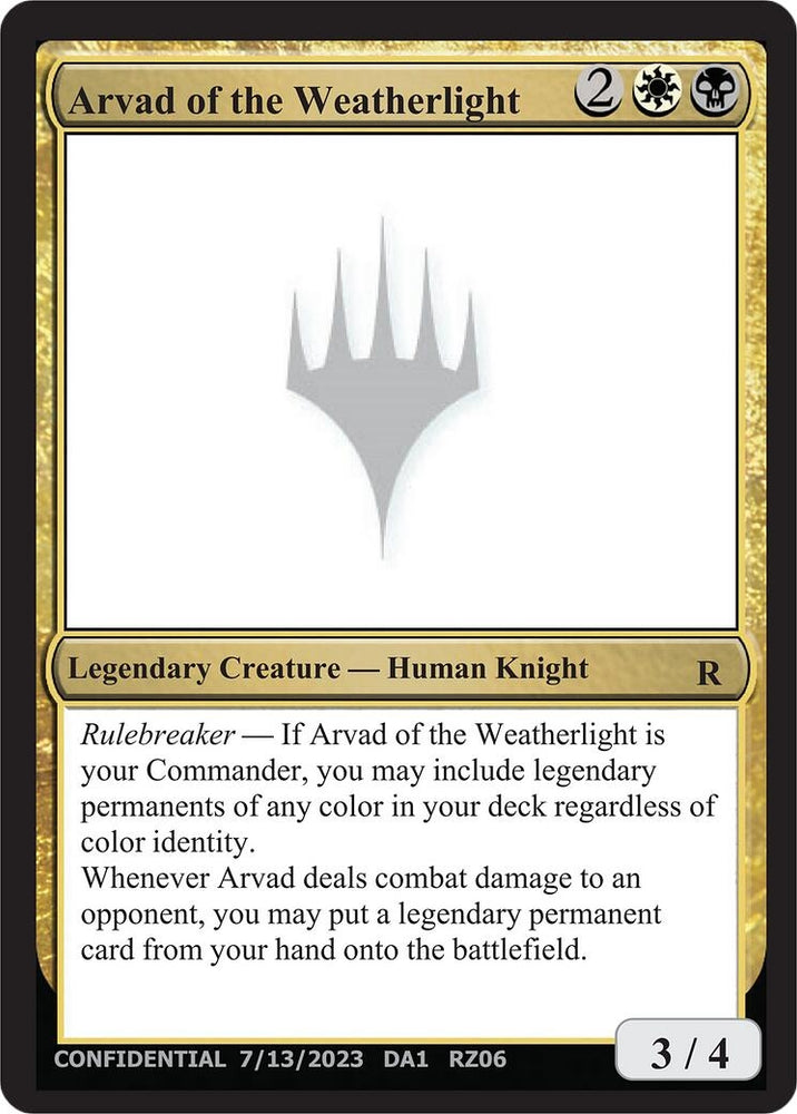 Image for Arvad of the Weatherlight - Magic: The Gathering
