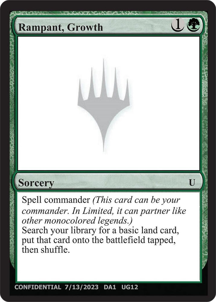 Image for Rampant, Growth - Magic: The Gathering