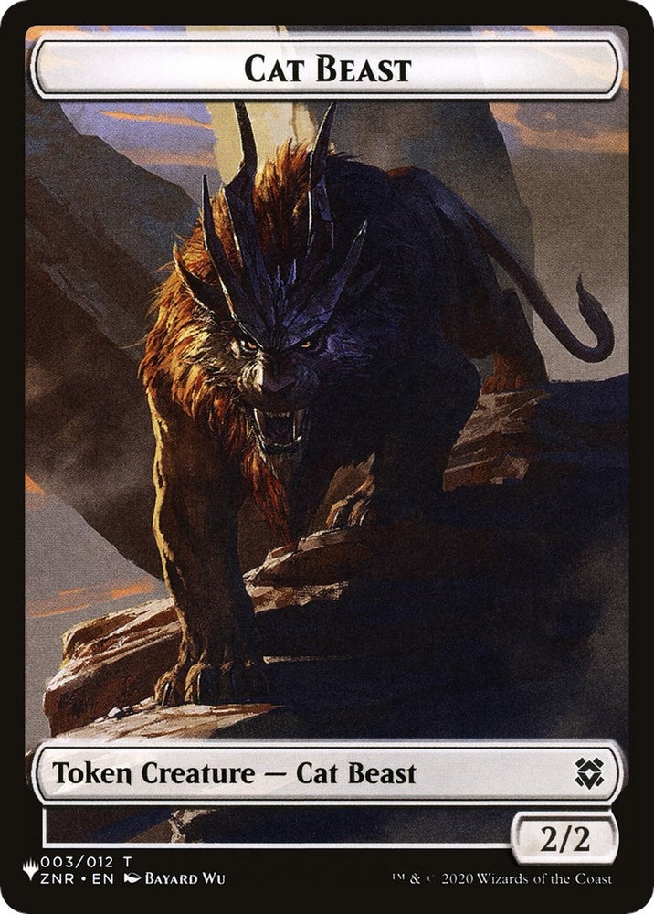 Image for Cat Beast // Rat Double-Sided Token (3 // 3) - Magic: The Gathering