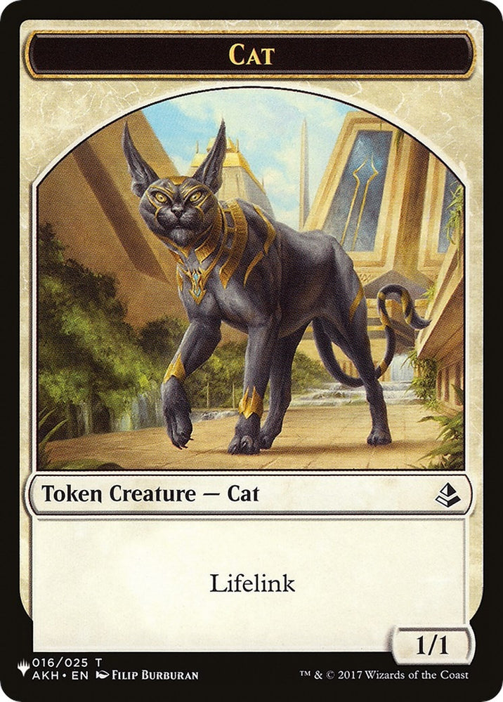 Image for Cat (016) // Citizen Double-Sided Token (16 // 12) - Magic: The Gathering