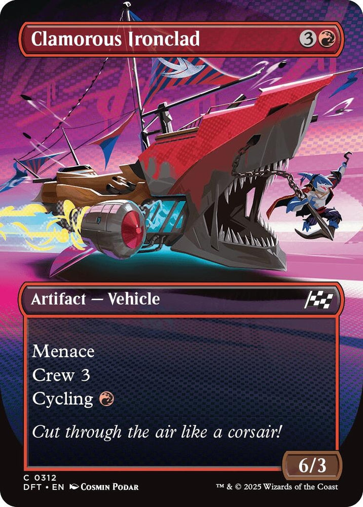 Clamorous Ironclad (Borderless) [Aetherdrift]