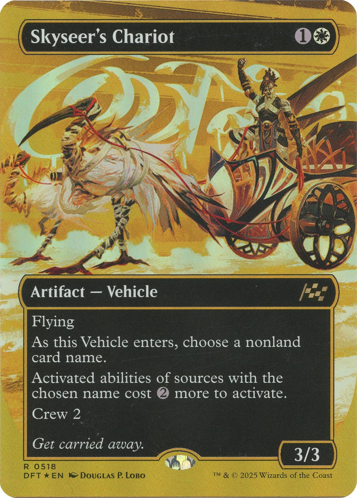 Skyseer's Chariot (Borderless) (First-Place Foil) [Aetherdrift]