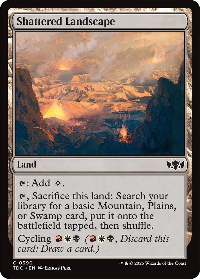 Shattered Landscape [Tarkir: Dragonstorm Commander]