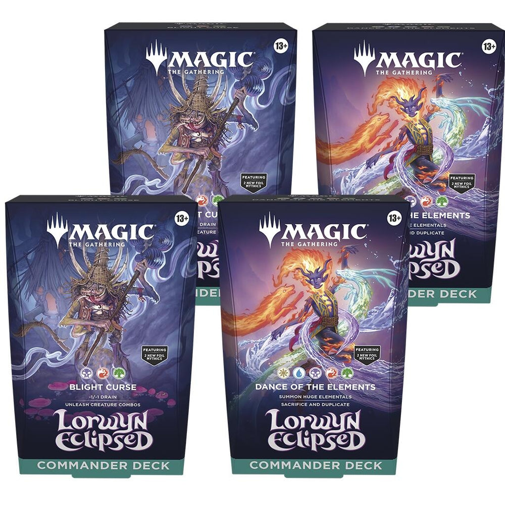 Image for Lorwyn Eclipsed Commander Deck Display - Magic: The Gathering