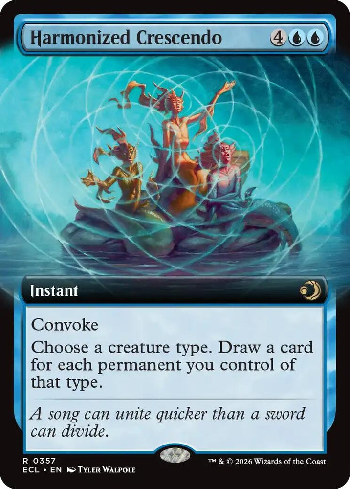Harmonized Crescendo (Extended Art) [Lorwyn Eclipsed]