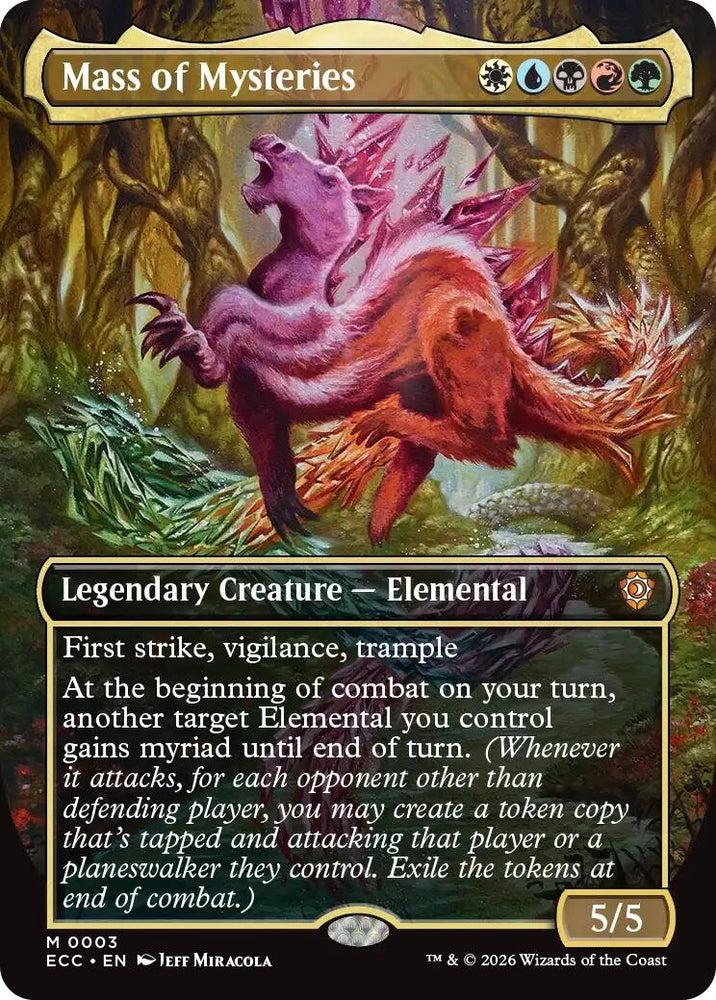 Image for Mass of Mysteries (Borderless) (3) - Magic: The Gathering