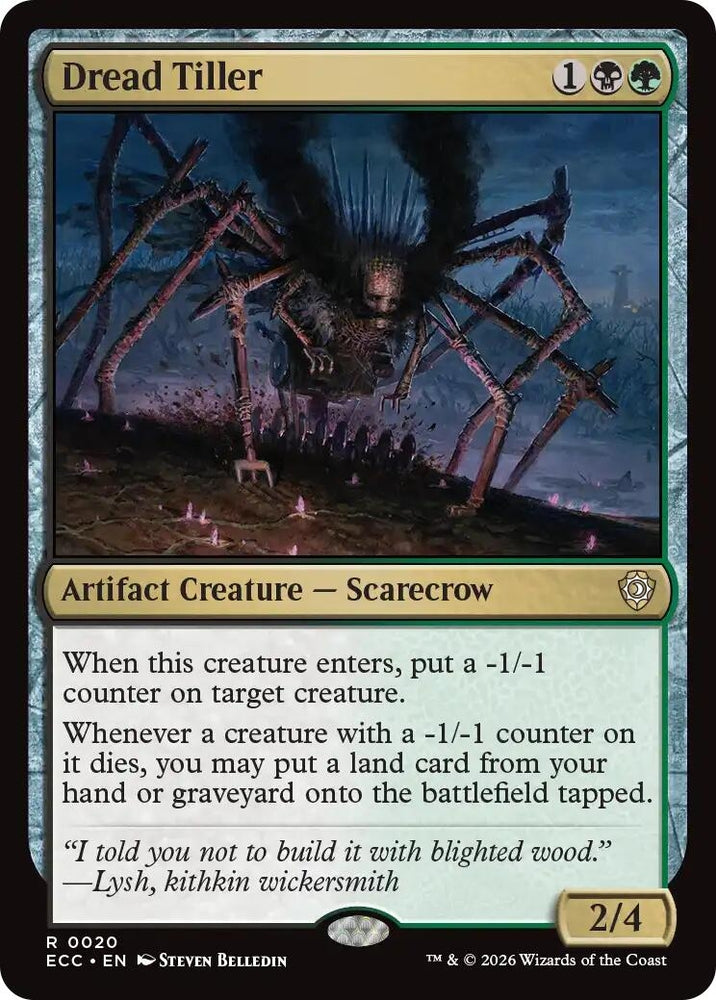 Image for Dread Tiller (20) - Magic: The Gathering
