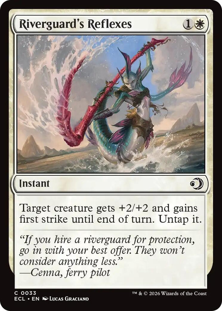 Image for Riverguard's Reflexes (33) - Magic: The Gathering