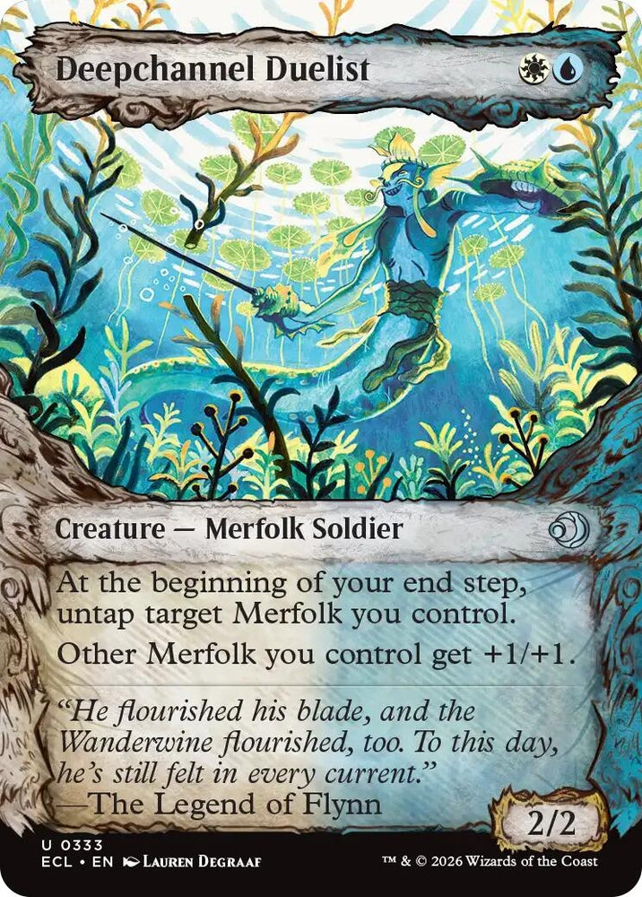 Image for Deepchannel Duelist (Showcase) (333) - Magic: The Gathering
