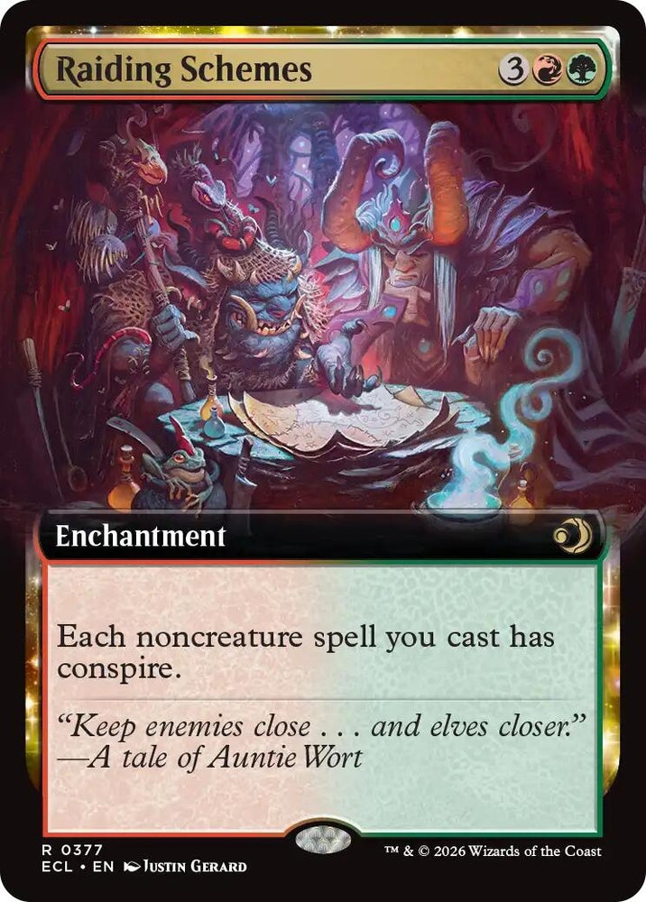Image for Raiding Schemes (Extended Art) (377) - Magic: The Gathering