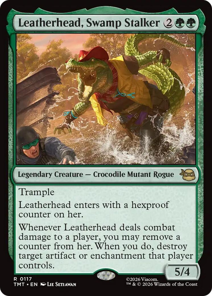 Image for Leatherhead, Swamp Stalker (117) - Magic: The Gathering
