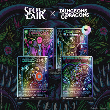 Image for Secret Lair Drop: Secret Lair x Dungeons & Dragons: Black Lights & Dark Dungeons - Foil Edition - Magic: The Gathering