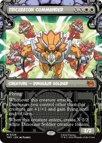 Image for Triceraton Commander (Showcase) (226) (TMT) - Magic: The Gathering