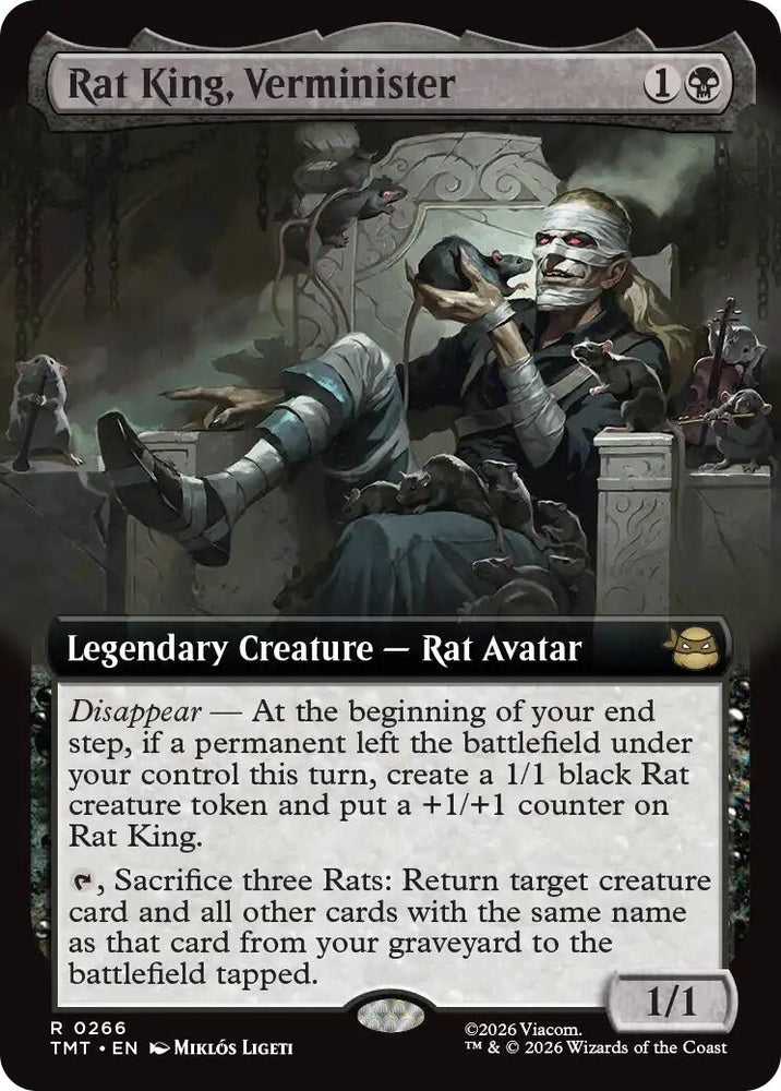 Image for Rat King, Verminister (Extended Art) (266) (TMT) - Magic: The Gathering