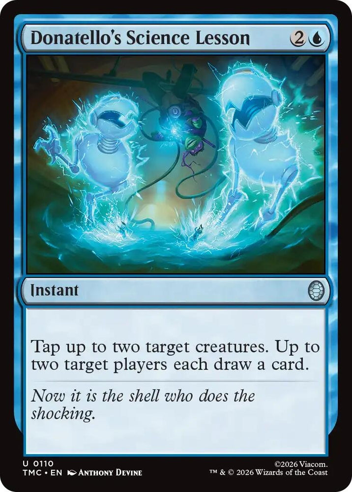 Image for Donatello's Science Lesson (110) (TMC) - Magic: The Gathering