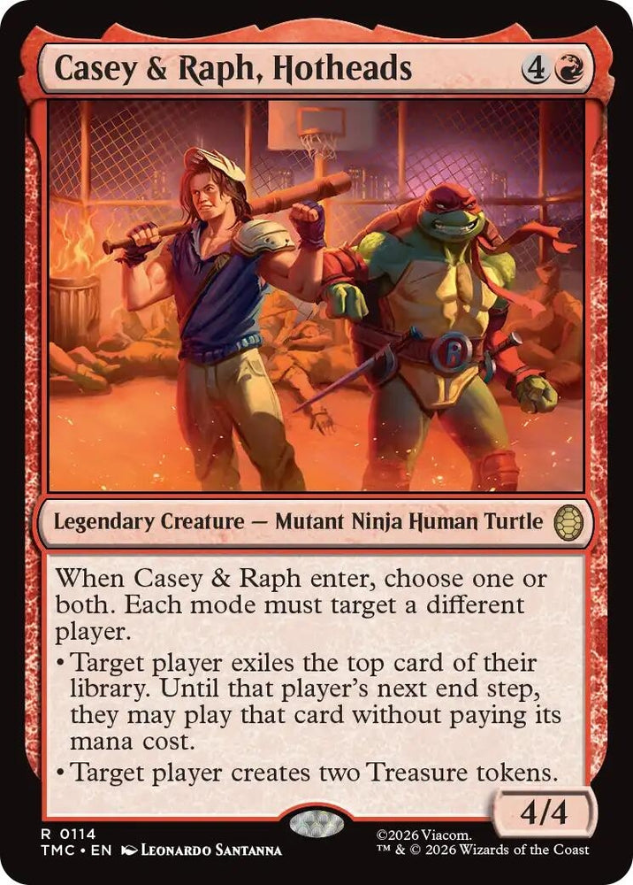 Image for Casey & Raph, Hotheads (114) (TMC) - Magic: The Gathering