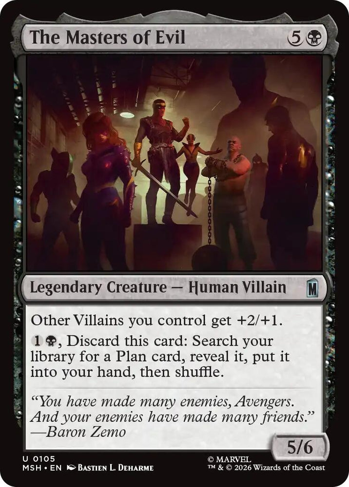 Image for The Masters of Evil (105) (MSH) - Magic: The Gathering