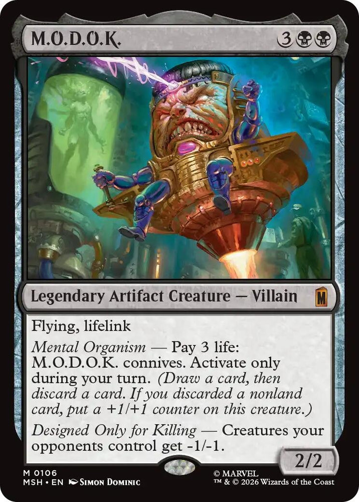Image for M.O.D.O.K. (106) (MSH) - Magic: The Gathering