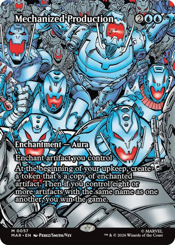 Image for Mechanized Production (Borderless) (57) (MAR) - Magic: The Gathering