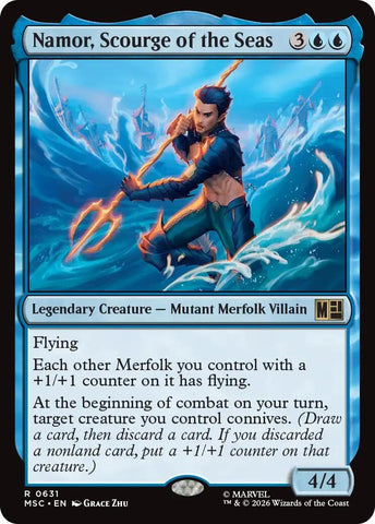 Image for Namor, Scourge of the Seas (631) (MSC) - Magic: The Gathering