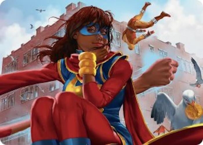 Image for Ms. Marvel, Kamala Khan Art Card (5) (AAMSH) - Magic: The Gathering