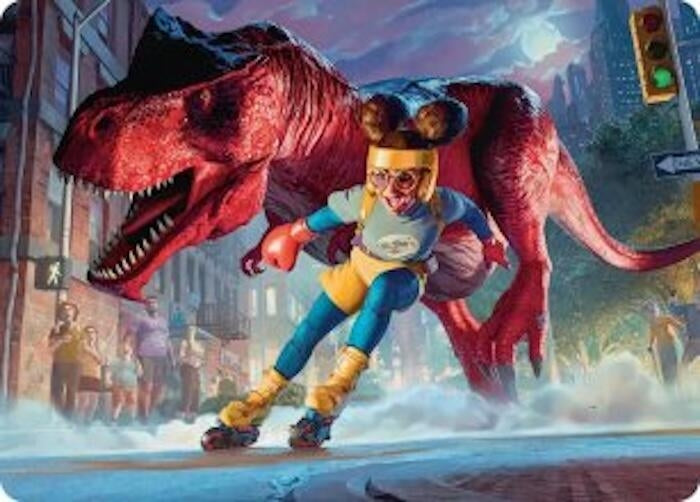 Image for Moon Girl and Devil Dinosaur Art Card (14) (AAMSH) - Magic: The Gathering