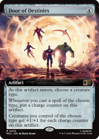 Image for Door of Destinies (Extended Art) (432) (MSC) - Magic: The Gathering