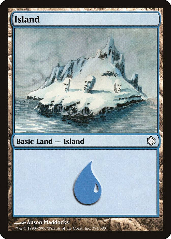 Island (#374) [Coldsnap Theme Decks]