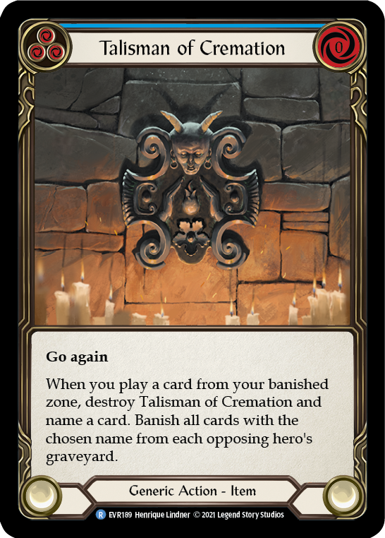 Talisman of Cremation [EVR189] 1st Edition Normal