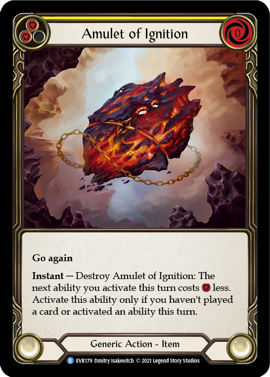 Amulet of Ignition [EVR179] 1st Edition Cold Foil