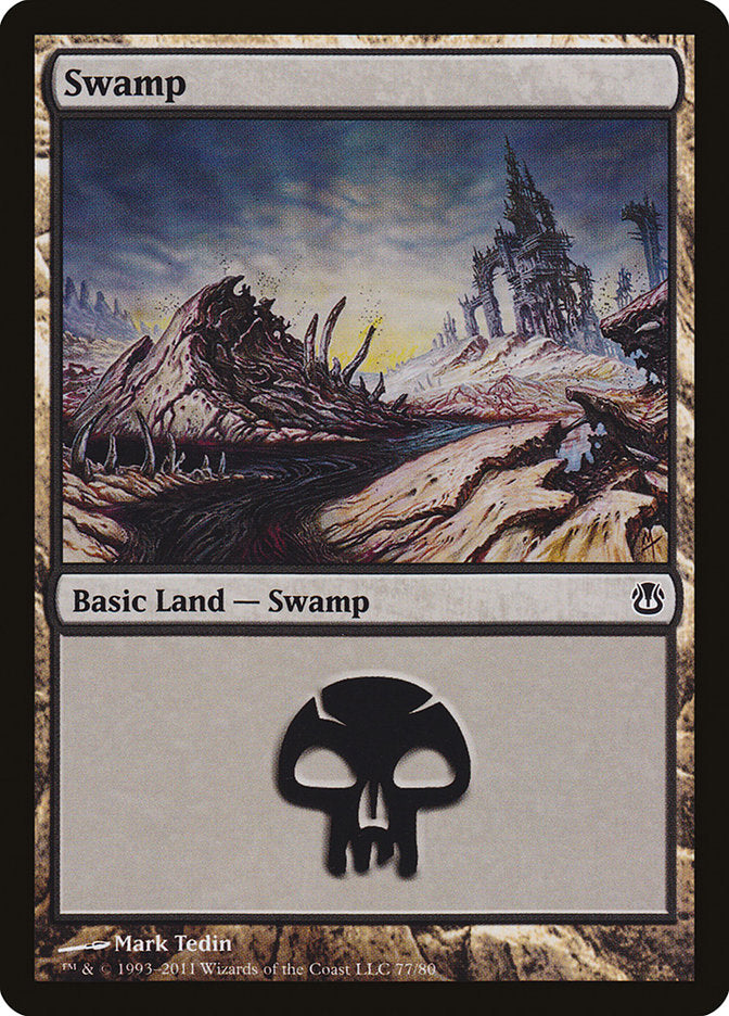 Swamp (#77) [Duel Decks: Ajani vs. Nicol Bolas]