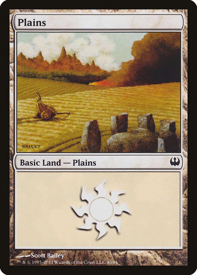 Plains (#40) [Duel Decks: Knights vs. Dragons]